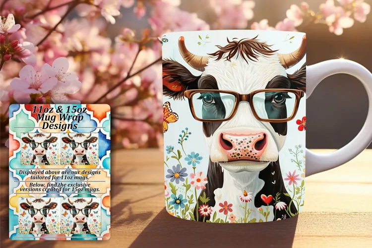 Vibrant Bovine Beauty Sublimation