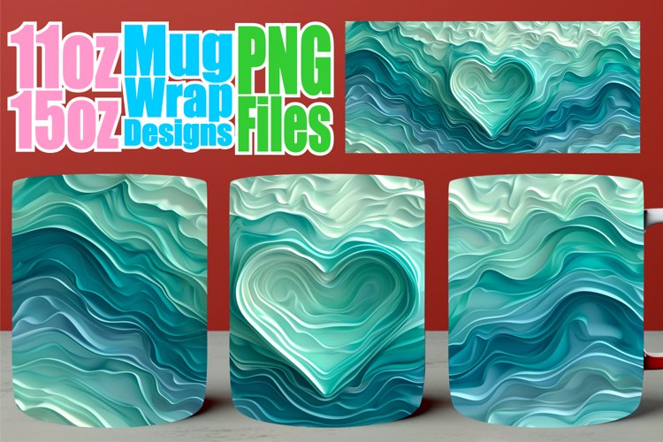 Valentine's Mug Wrap Collection example image 1