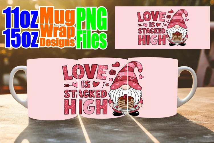 Joyful moments 11oz 15oz mug wrap, Valentines