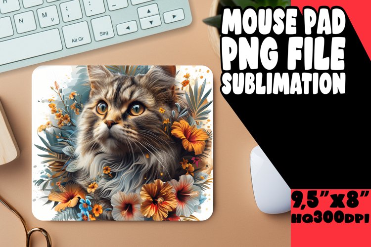Cat Lovers Amusing Mousepad PNG