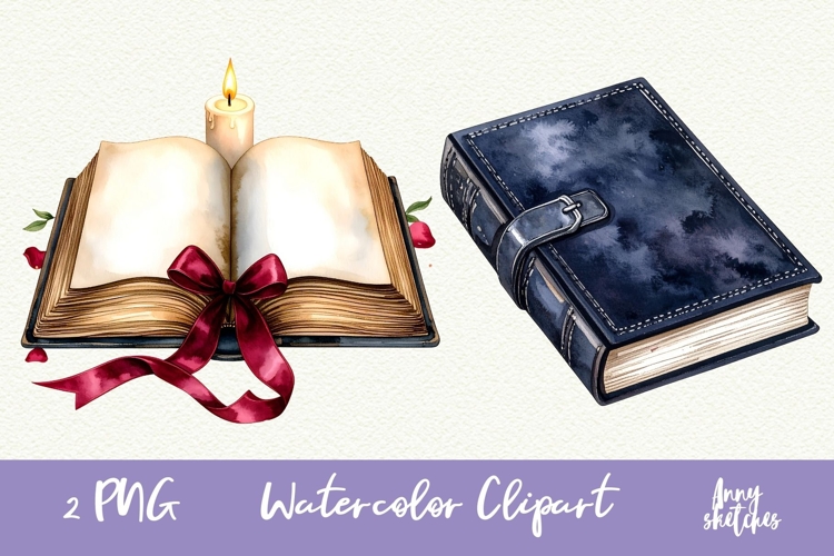 Journal PNG Open Book Gothic Smut Dark Romance Clipart