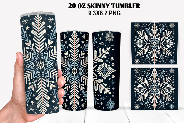 Flowers Skinny Tumbler 20oz Wrap Design, Spring Tumbler Wrap