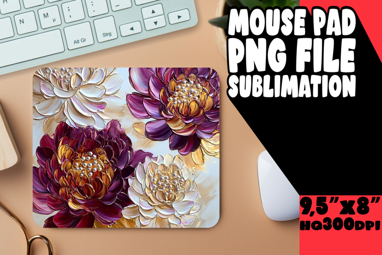 RADIANT MOUSE PAD CREATIVE MAGIC, 3D Flower