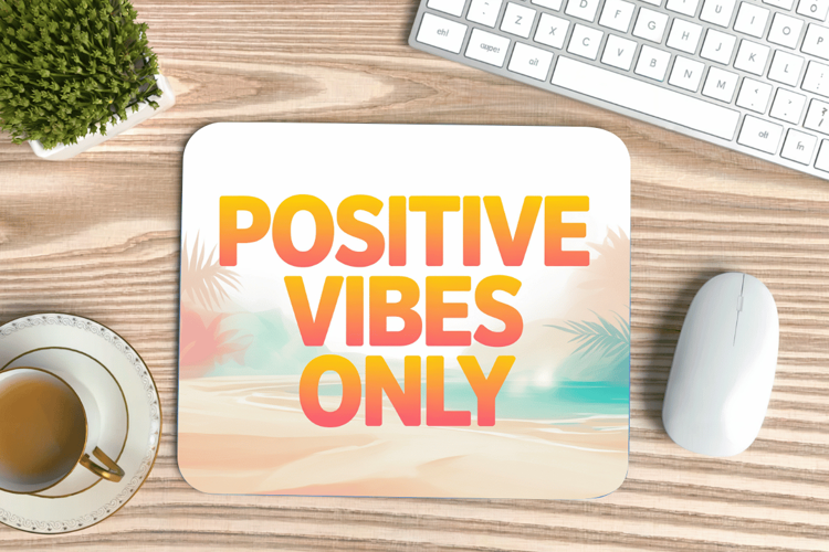 Inspirational Quotes Mouse Pad, Motivational PNG Sublimation