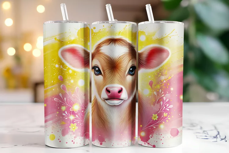 Cow Tumbler Wrap | Sublimation | Tumblers