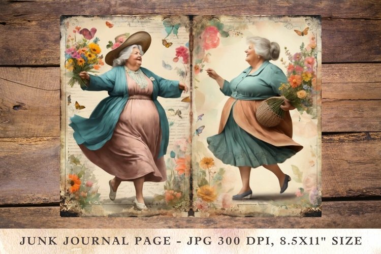 Printable Junk Journal Pages Farmhouse 5 example image 1