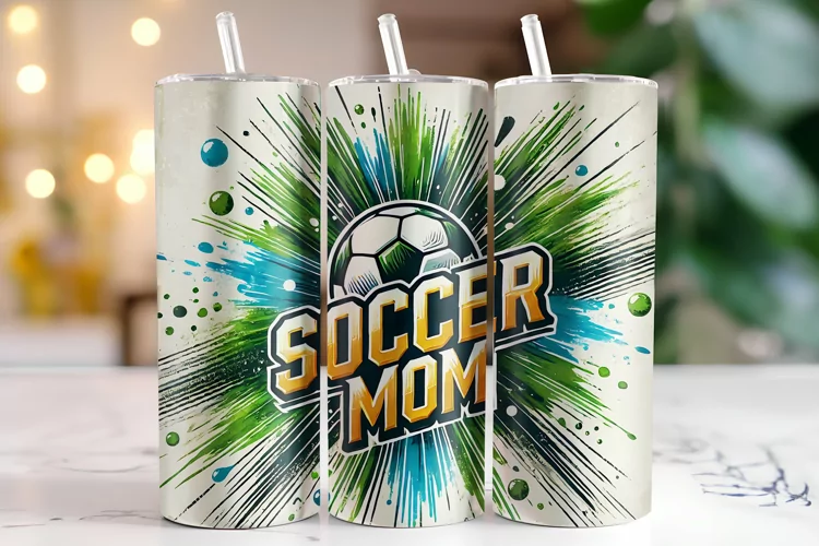 Soccer mom Tumbler Wrap | Sublimation | Tumblers