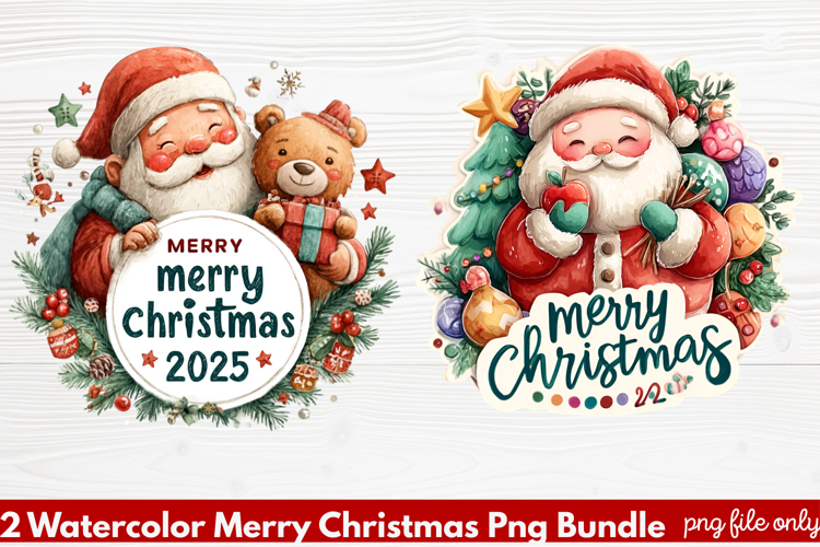 Christmas Watercolor Clipart Image 19