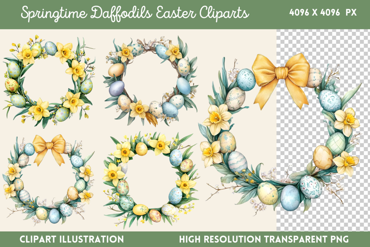 Daffodils Clipart Image 22