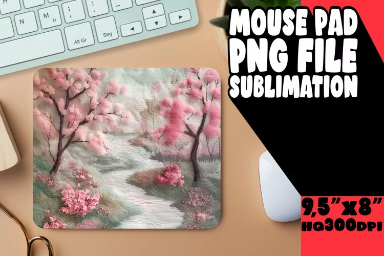 Scenic 3D Summer Mouse Pad for Sublimation