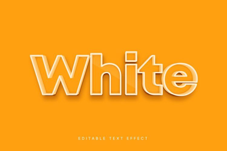 Editable Text Effect for Illustrator. Vector Graphic styles