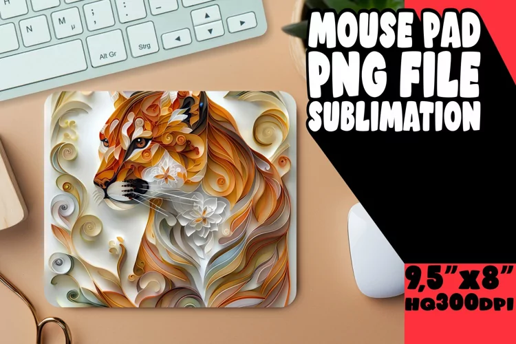 Whisker Wonderland 3D Sublimation Mouse Pad - Cat Lover