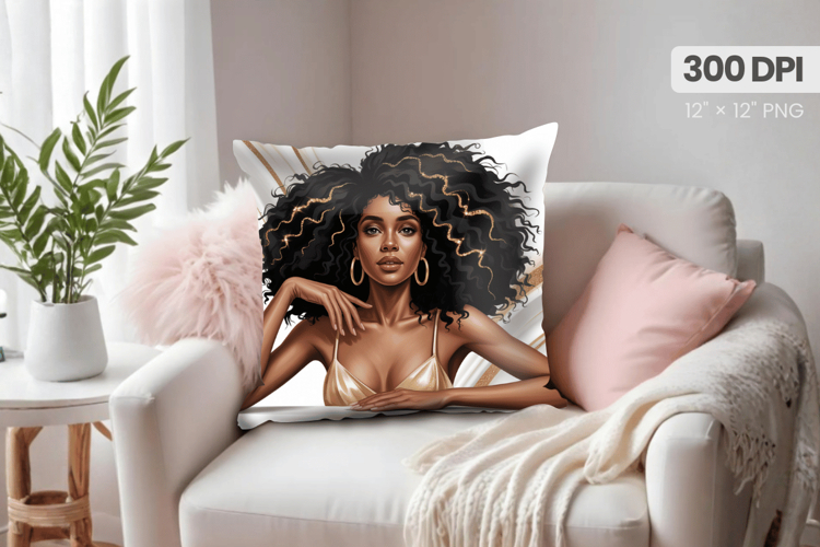 Black Girl Afro Png Image 23