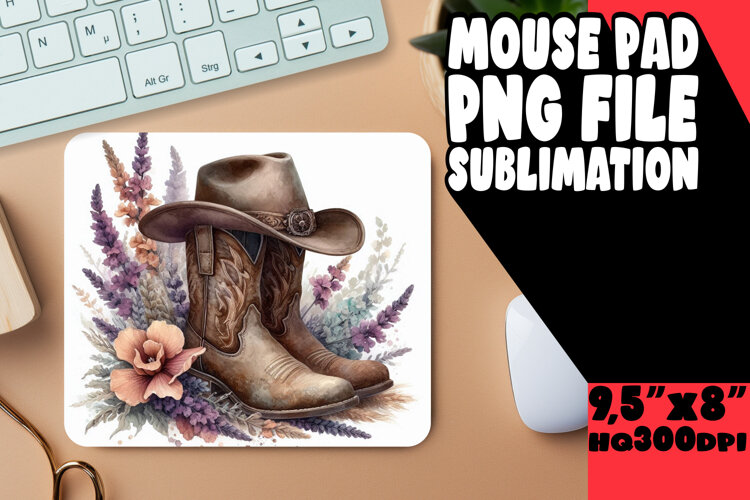 ENCHANTED DESK PAD SUBLIMATION STYLE, Western example image 1
