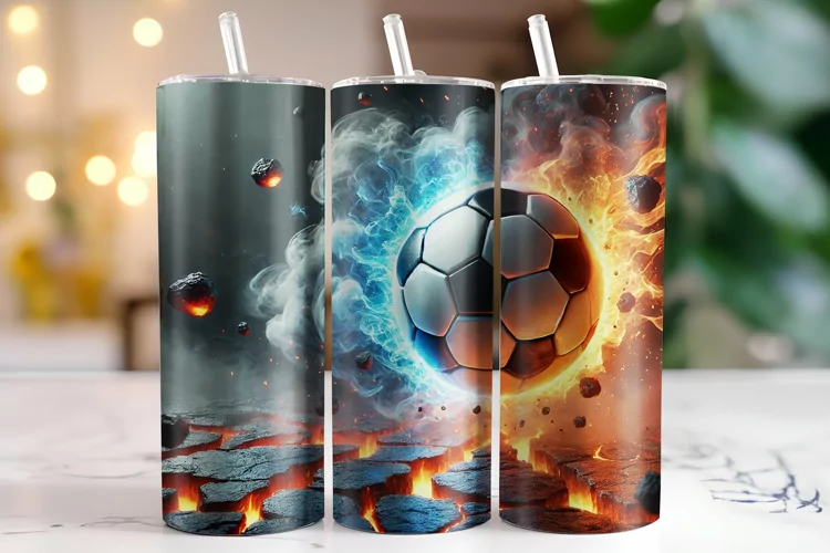 Football Tumbler Wrap | Sublimation | Tumblers
