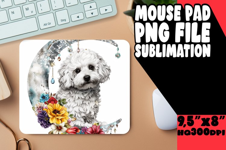 Color Splash Canines: Watercolor Mouse Pads example image 1