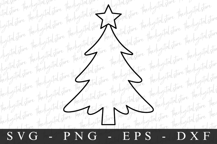 Merry Christmas Tree Svg Image 8