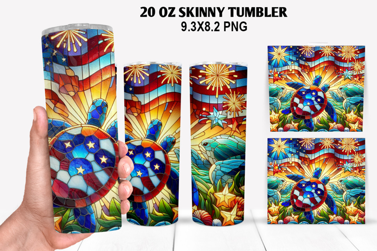 Skinny Tumbler 20oz Wrap Design,4th of july Tumbler PNG