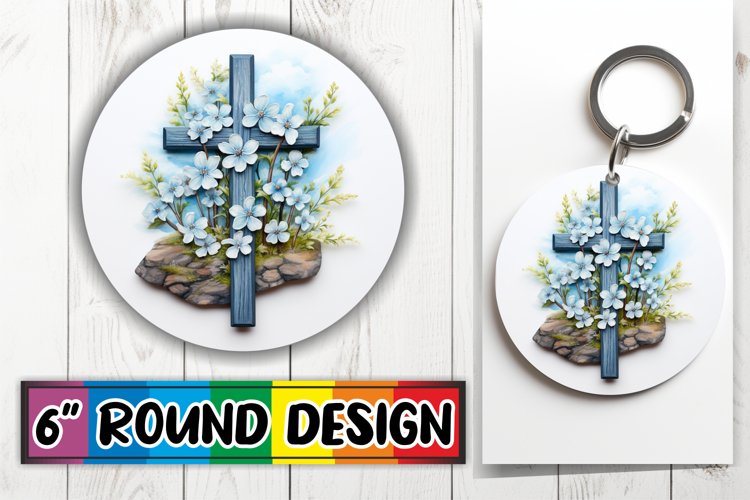 Graceful Watercolor Faith Keychain Bundle