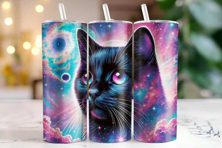 Cat Tumbler Wrap | Sublimation | Tumblers
