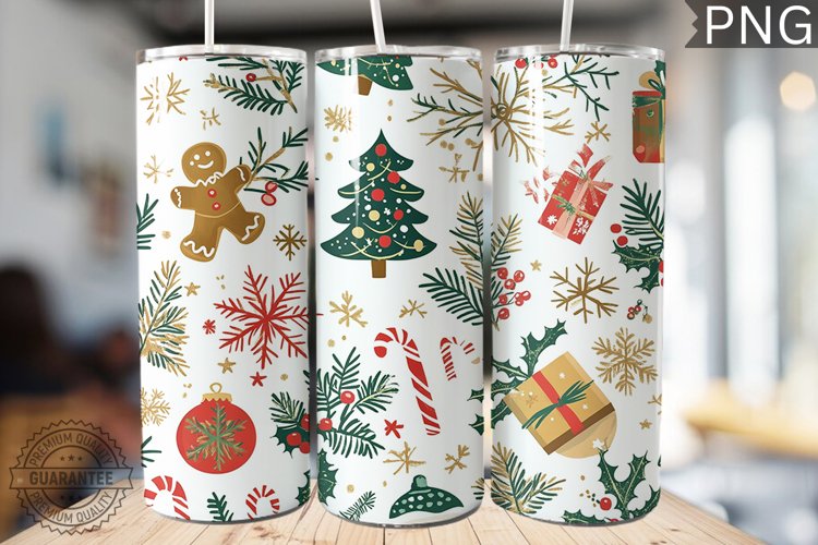 Christmas Tumbler Wrap Image 3
