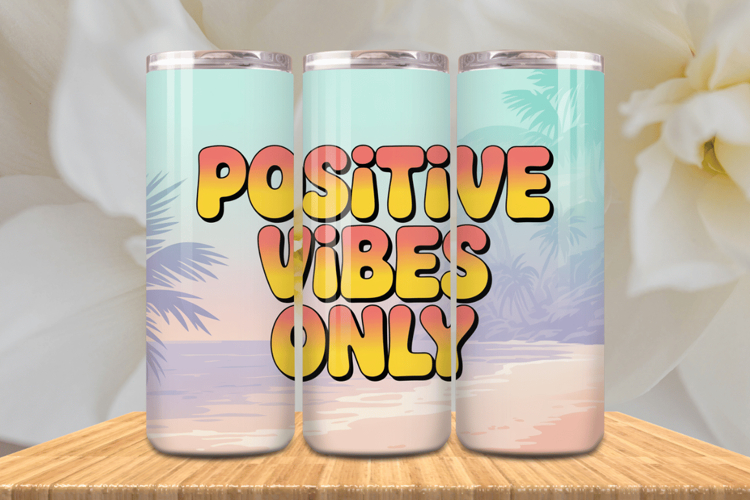 Positive Affirmations 20oz Tumbler wrap Inspirational Quotes