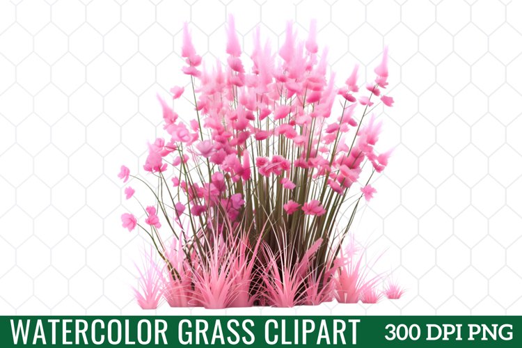 Watercolor Grass Clipart