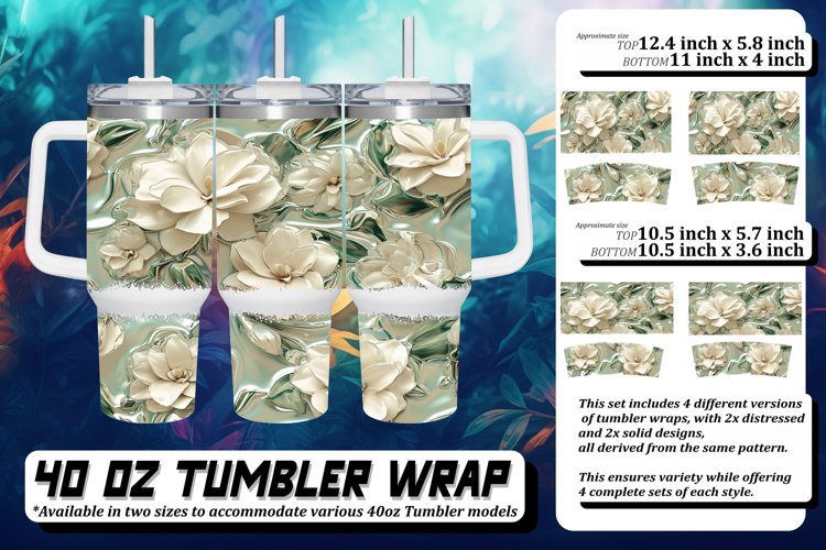 Spring Blossom Tumbler Wrap example image 1