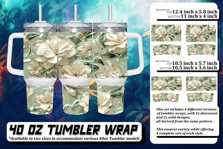 Spring Blossom Tumbler Wrap