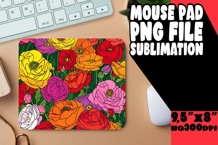 Stylish Sublimation Mouse Pad Art example image 1
