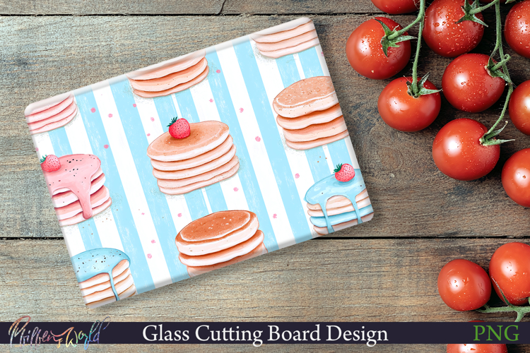 Cutting Board Design | Stripes | pancake
