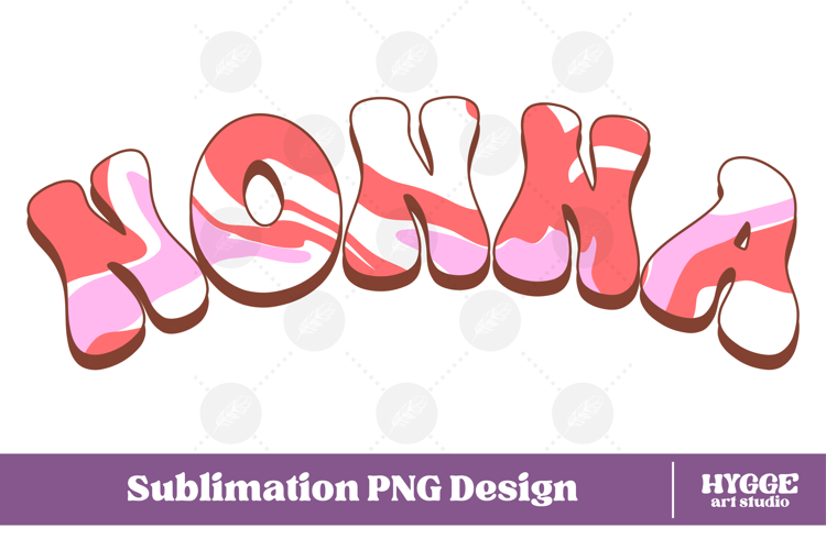 nonna Png Retro Retro Mothers Day Mom Sublimation