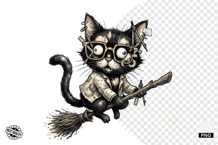 Halloween Black Cat Clipart
