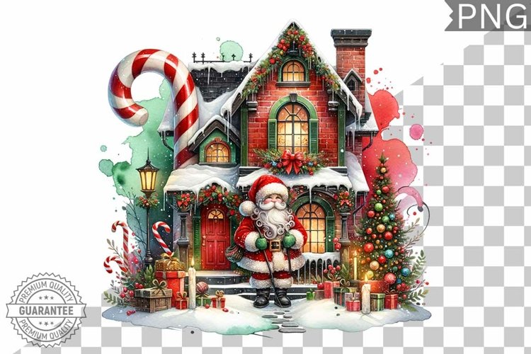 Santa Christmas Clipart Image 14