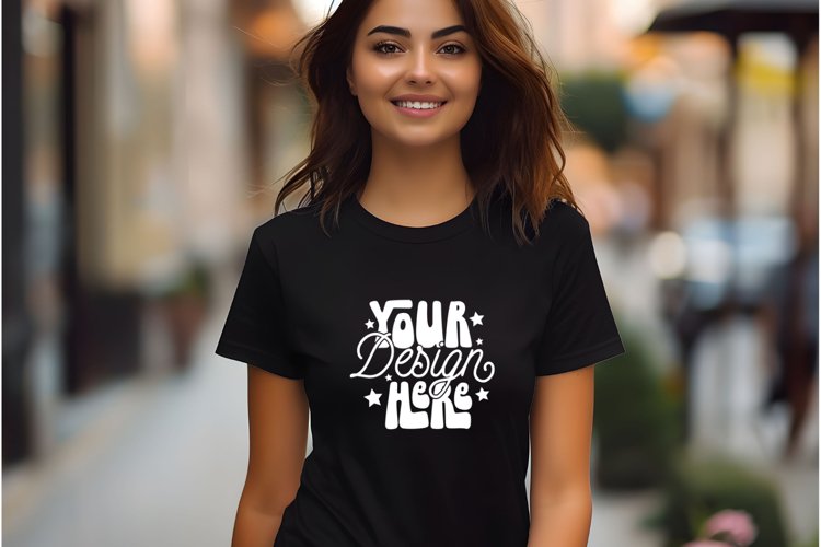 White Tshirt Mockup Image 8