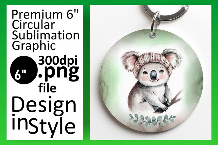 Trendy Circle Design Sublimation PNG , Animals