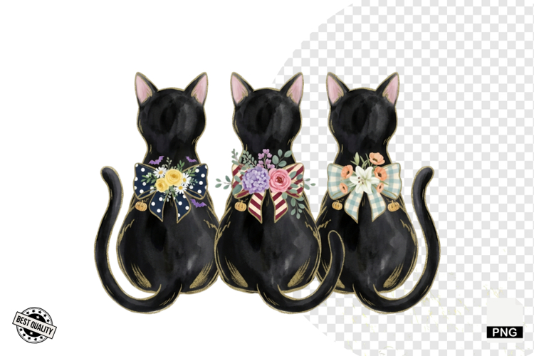 Black Cat Clipart Image 4