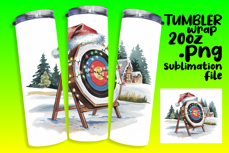 DIY Tumbler Wrap Digital File , Holiday