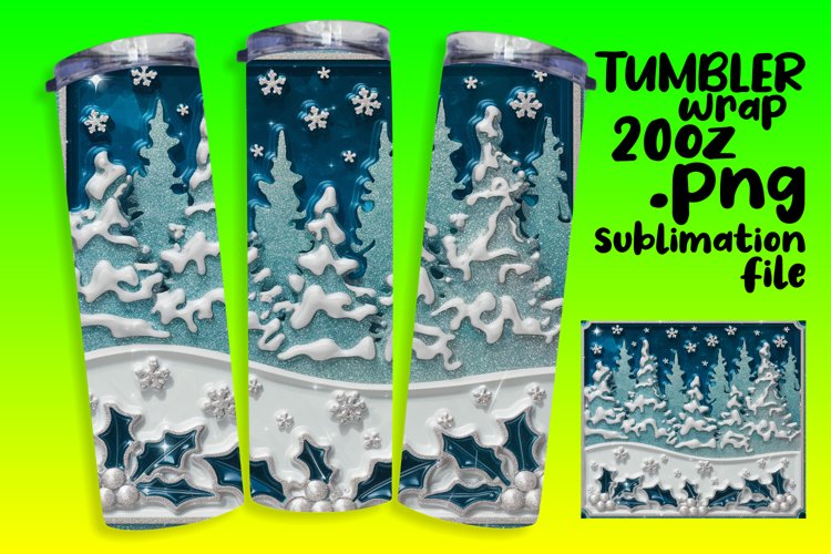 Christmas Tumbler Wrap Image 10