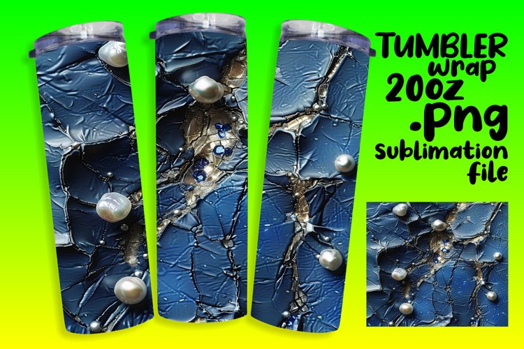 Glossy Agate Sublimation Tumbler Collection