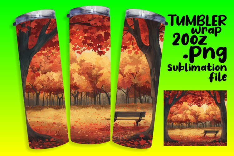 Fall Tumbler Wrap Image 20
