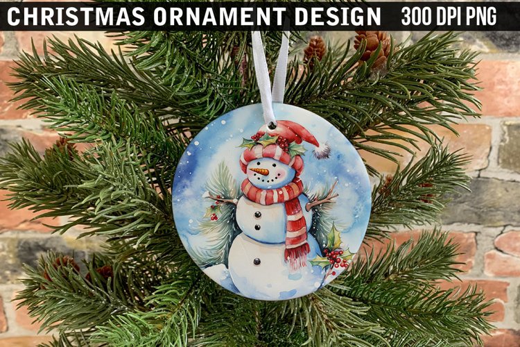 Christmas Ornament Sublimation PNG Design
