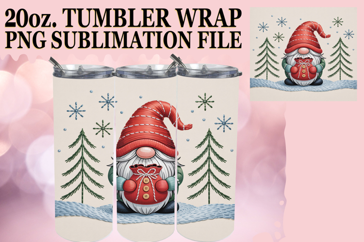 Christmas Tumbler Wrap