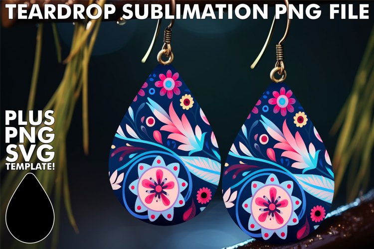 Chromatic Teardrop Creations: Sublimation Magic