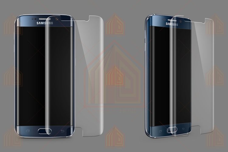 Samsung Galaxy S6 Edge Tempered Glass Template  example image 1