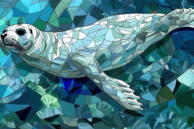 Stained Glass Texture Image 2