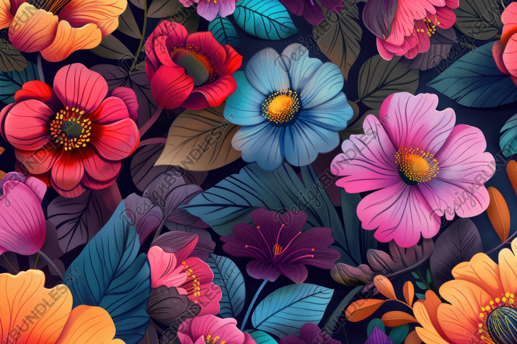 Flowers Texture Image 19