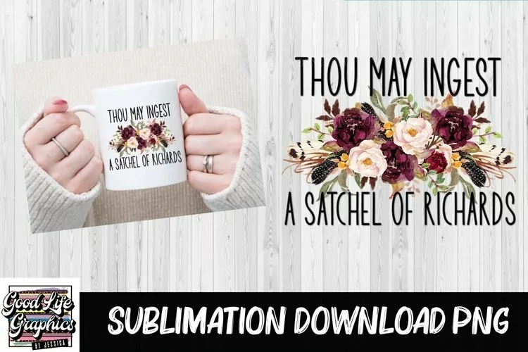 Adult humor-Satchel of Richards-Funny Sublimation design