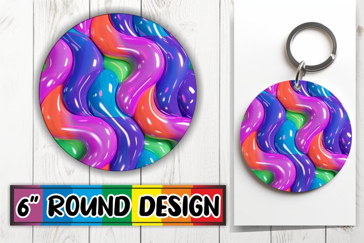 Keychain Sublimation Designs Image 5