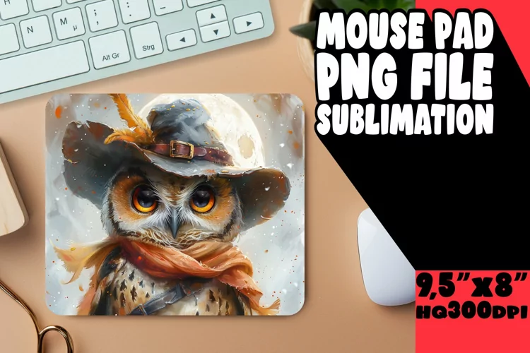 Owl Mouse Pad Spring for 11oz
